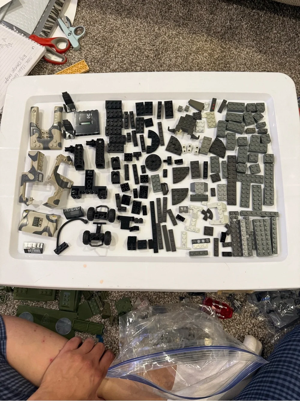 LEGO Military Vehicle Blocks Pieces Parts Elements Lot